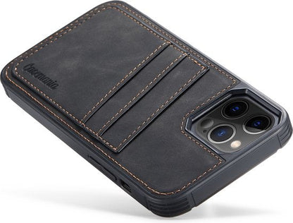 Apple iPhone 13 Pro Max Case - Charcoal Gray - Back Cover with Card Holder
