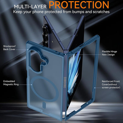 Samsung Galaxy Z Fold8 Ultra Case - Blue - Matte Armor MagSafe Back Cover