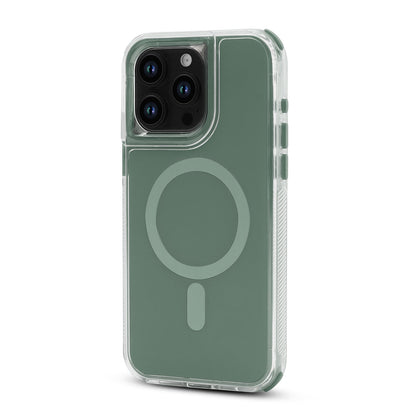 Apple iPhone 16 Pro Hoesje - Groen - Liquid Armor MagSafe Back Cover
