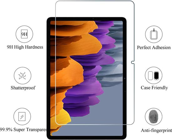 Samsung Galaxy Tab S7 Screenprotector - Full Cover - 2 Stuks