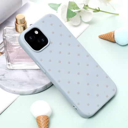 iPhone 15 Hoesje - Blauw - Hartjes Back Cover
