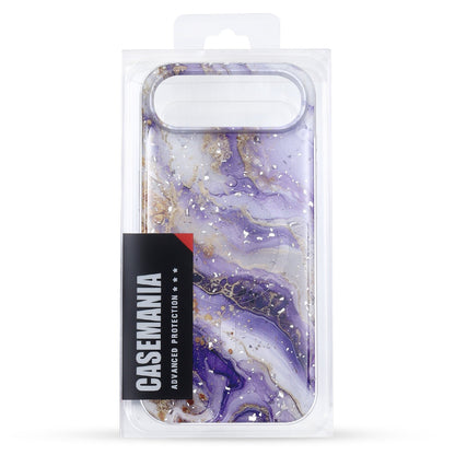 Apple iPhone Air Case - Purple - Marble Glitter MagSafe Back Cover