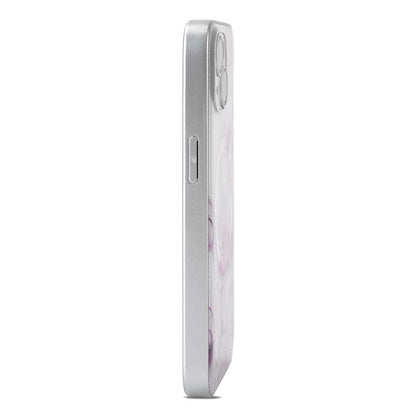 Apple iPhone 15 Case - Light Pink - Floral Glitter MagSafe Back Cover