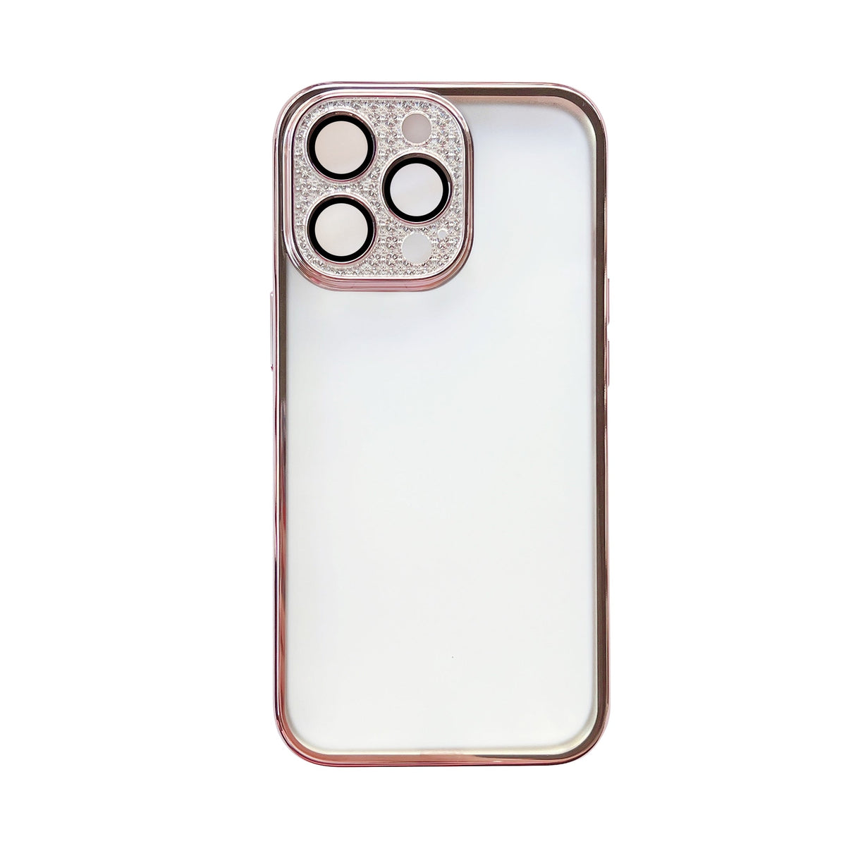 Apple iPhone 14 Pro Hoesje - Rosegoud - Bumper Back Cover
