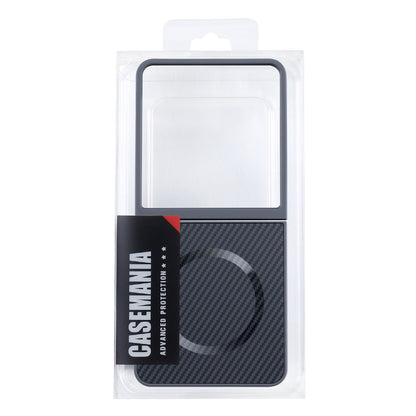Samsung Galaxy Z Flip 7 Hoesje - Grijs - Carbon MagSafe Back Cover