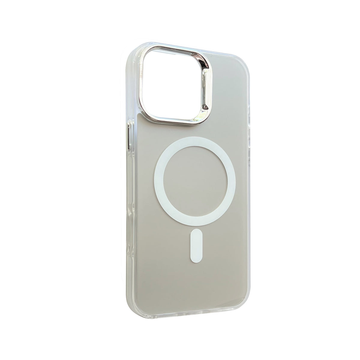 Apple iPhone 15 Pro Max Hülle - Silber - Fusion-Armor-MagSafe-Backcover