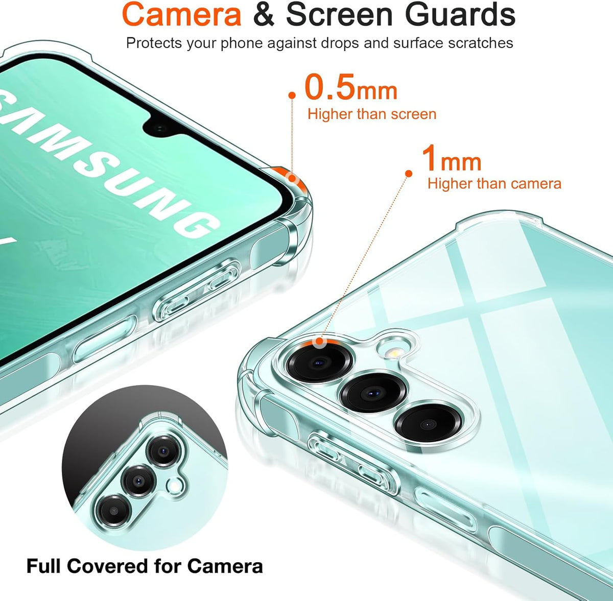 Samsung Galaxy A16 Hoesje - Transparant - Anti-Shock Back Cover