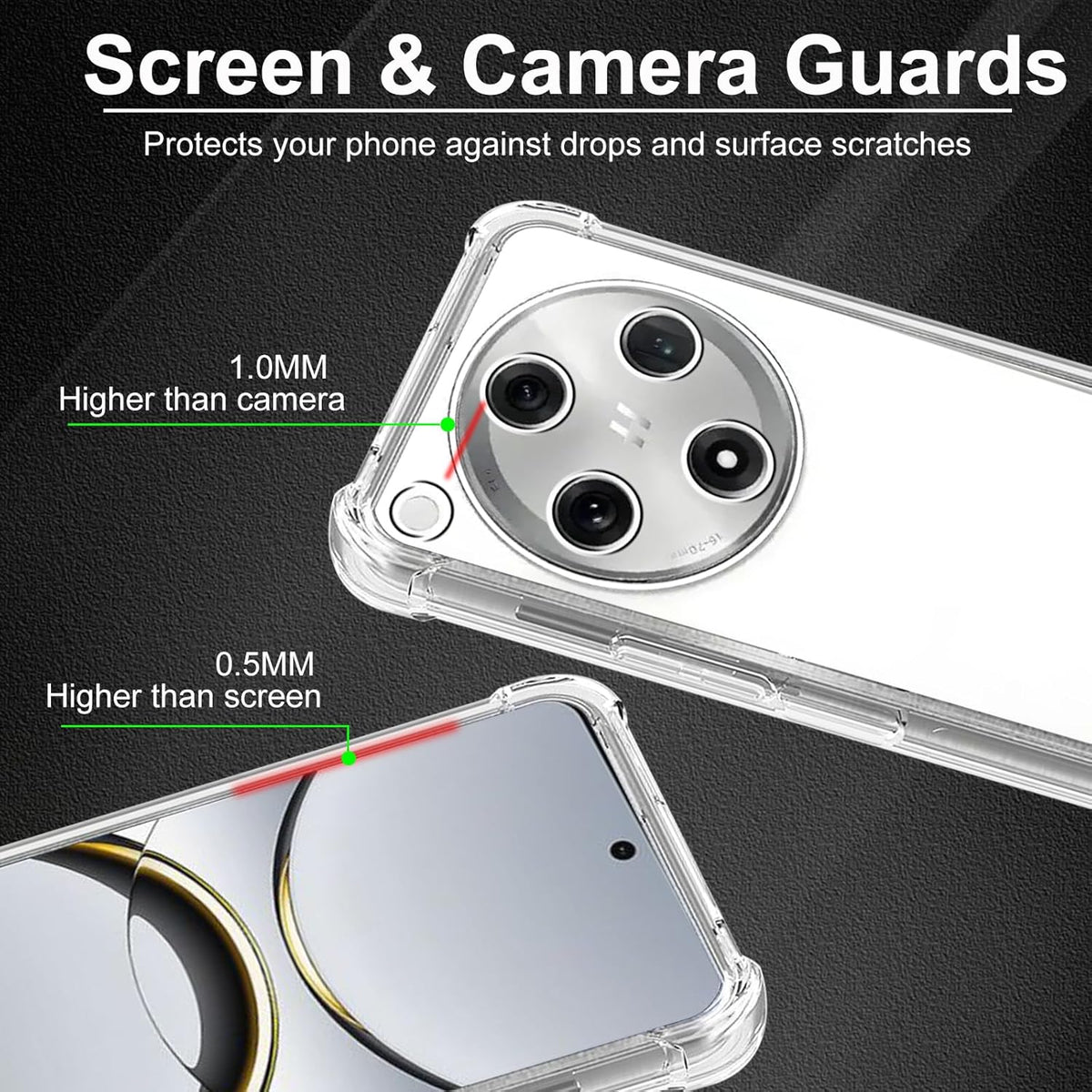 Oppo Find X9 Ultra Hoesje - Transparant - Anti-Shock Back Cover