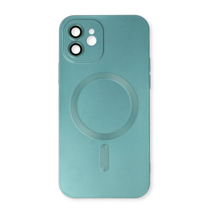 Apple iPhone 11 Hoesje - Blauw - Matte Siliconen MagSafe Back Cover