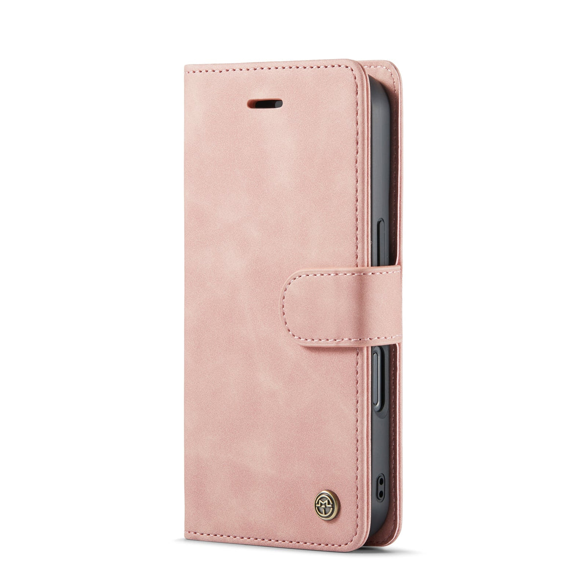 iPhone 16 Hoesje - Pale Pink - 2 in 1 Bookcase