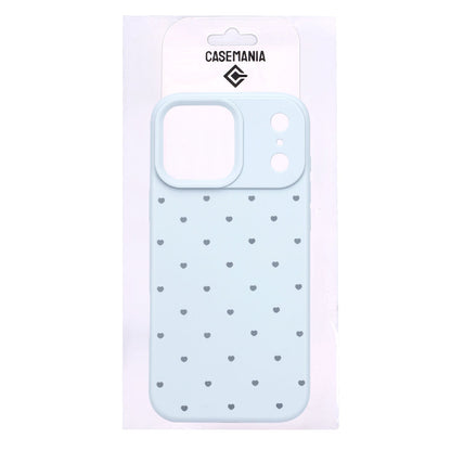 Apple iPhone 17 Pro Case - Blue - Hearts Back Cover