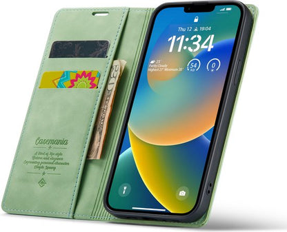 Apple iPhone 14 Plus Case - Pistache Green - Slim Wallet Case