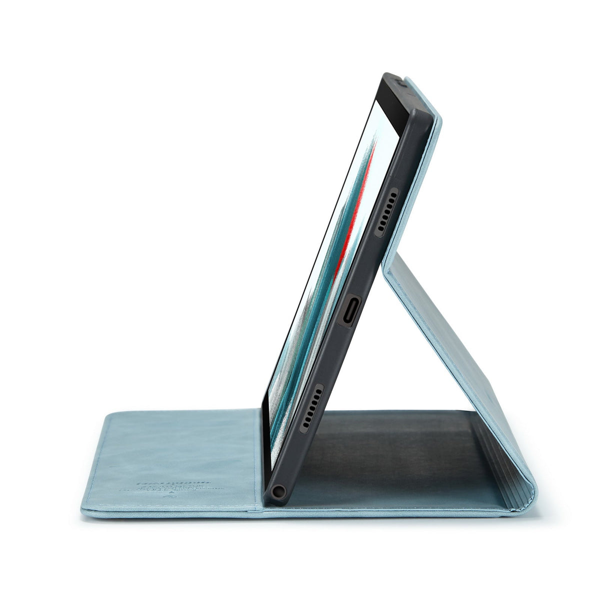Samsung Galaxy Tab A7 (2020) Tablethoes - Aqua Blue - Draaibare Bookcase