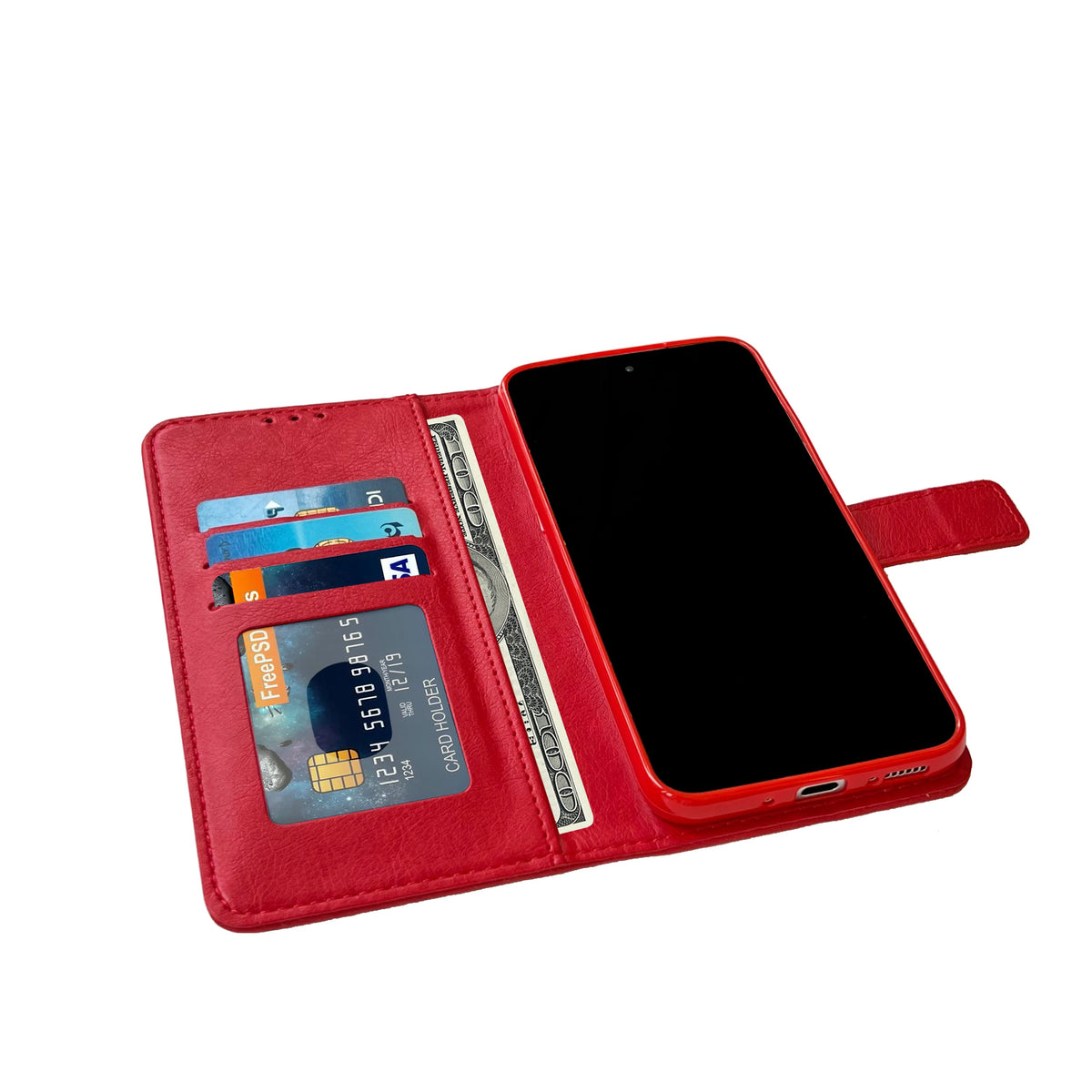 Oppo Reno 10 & Reno 10 Pro Hoesje - Rood - Bookcase