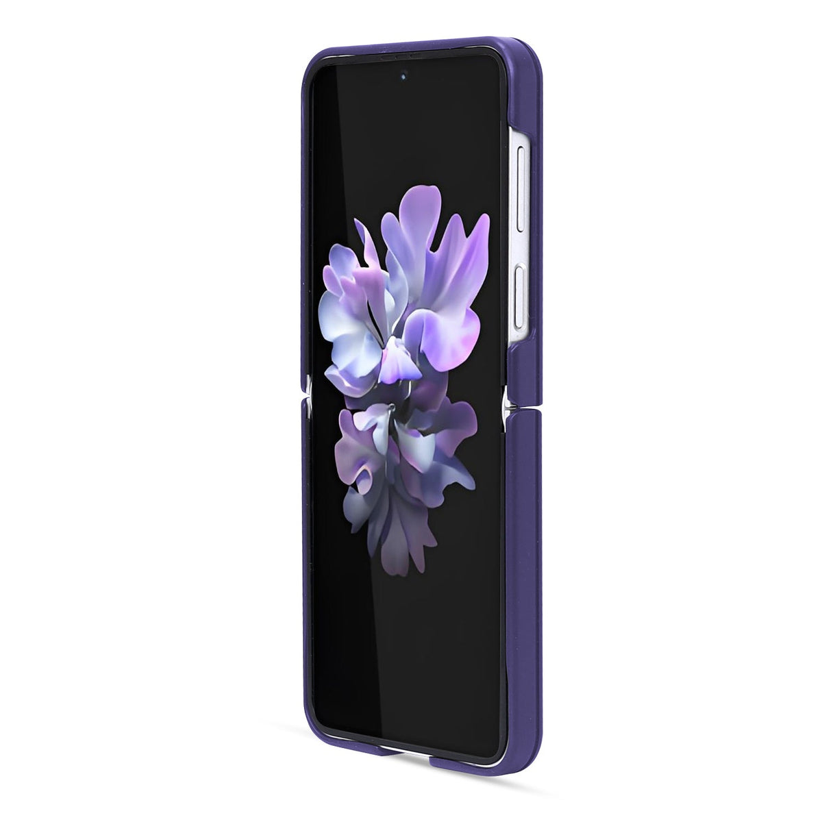 Samsung Galaxy Z Flip 6 Hoesje - Blauw - Diamant Marmer Glitter Back Cover