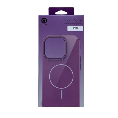 Apple iPhone 16e Hülle - Lila - Glitzer MagSafe Backcover