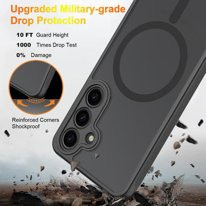 Samsung Galaxy S24 Hoesje - Zwart - Matte Armor MagSafe Back Cover