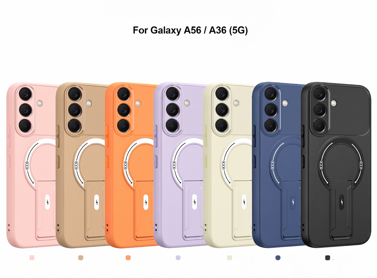 Samsung Galaxy A56 Hoesje - Oranje - Siliconen MagSafe Back Cover