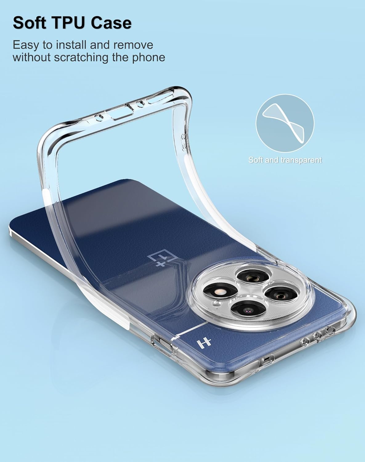 OnePlus 13R Hoesje - Transparant - Anti-Shock Back Cover