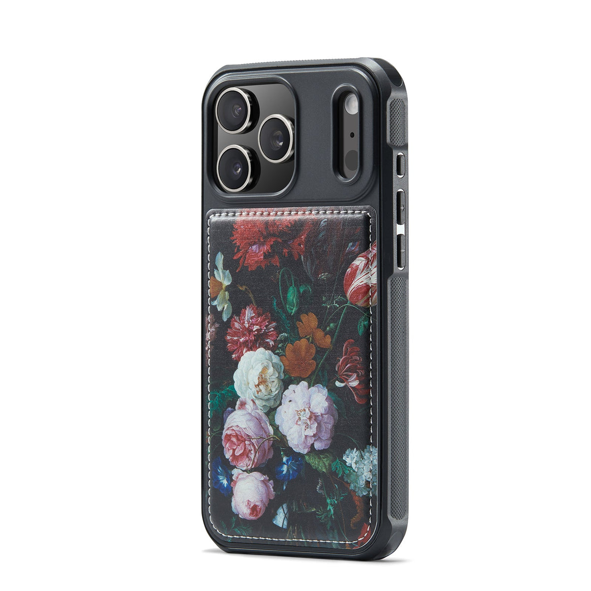 Apple iPhone 17 Pro Max Case - Still Life with Flowers - Faux Leather MagSafe Back Cover