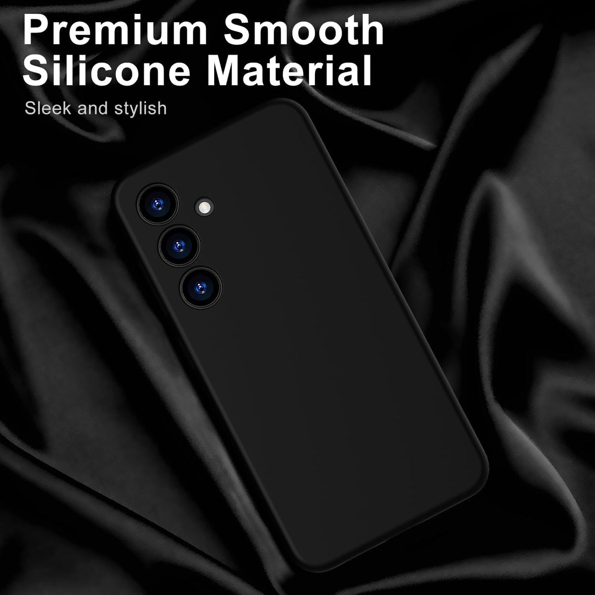 Samsung Galaxy S25 Plus Hoesje - Zwart - Liquid Siliconen Back Cover