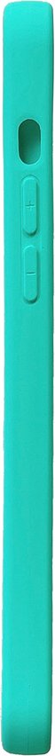iPhone 13 Pro Max Hoesje - Turquoise - Matte Siliconen Back Cover