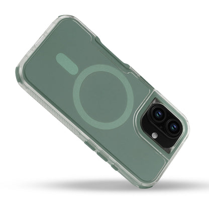 Apple iPhone 16 Plus Hoesje - Groen - Liquid Armor MagSafe Back Cover
