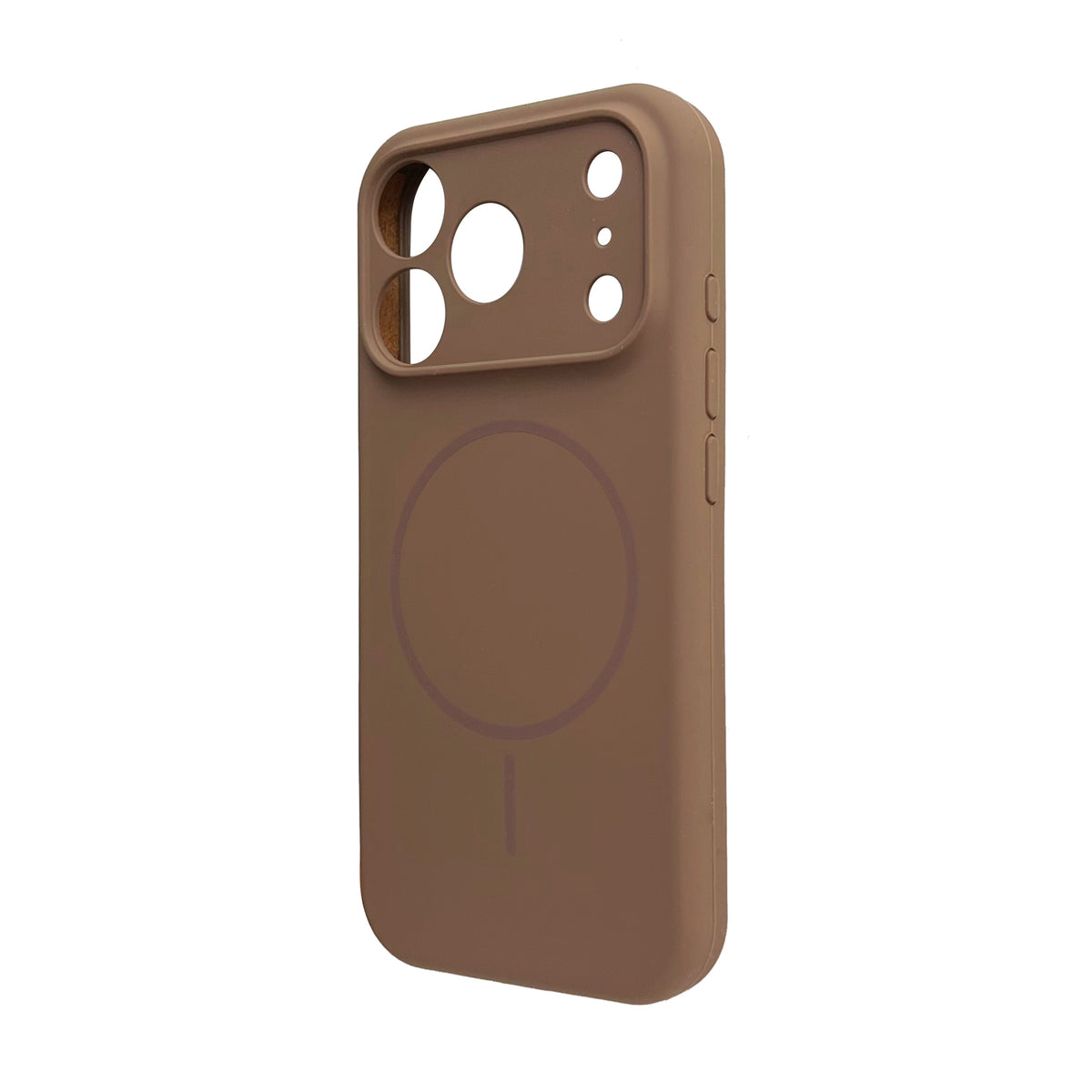 Apple iPhone 17 Pro Case - Brown - Liquid Silicone MagSafe Back Cover