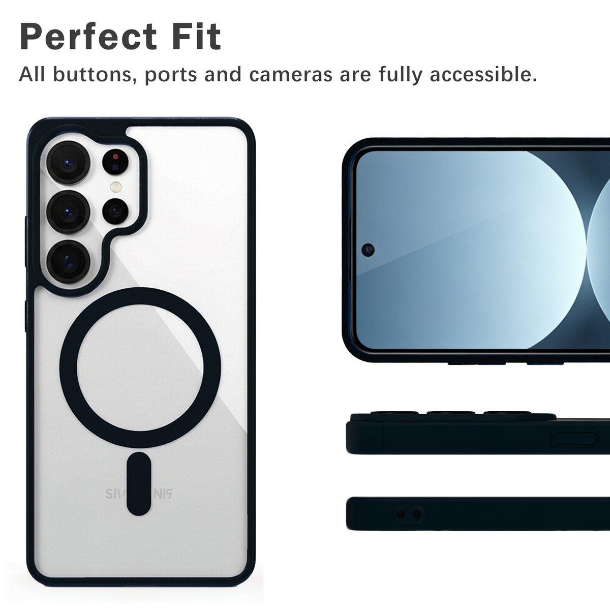 Coque Samsung Galaxy S26 Ultra - Noir - Bumper magnétique MagSafe Back Cover