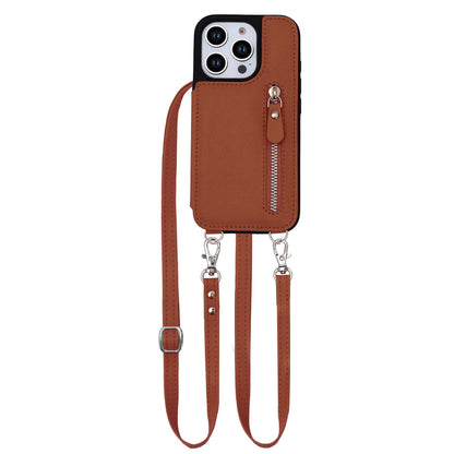 Luna | Crossbody Back Cover met Rits | Sienna Brown