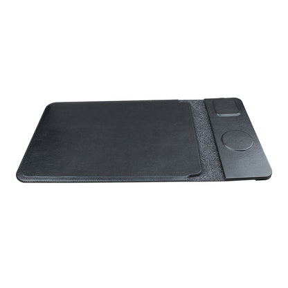 Laptophoes met Draadloos Opladen &amp; Muismat