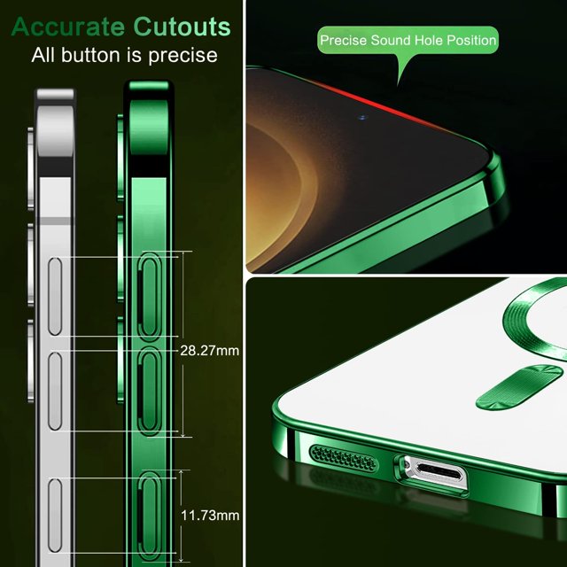 Samsung Galaxy S24 Plus Hoesje - Groen - Siliconen MagSafe Back Cover