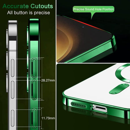 Samsung Galaxy S24 Plus Hoesje - Groen - Siliconen MagSafe Back Cover