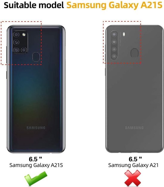 Samsung Galaxy A21s Hoesje - Transparant - Siliconen Back Cover