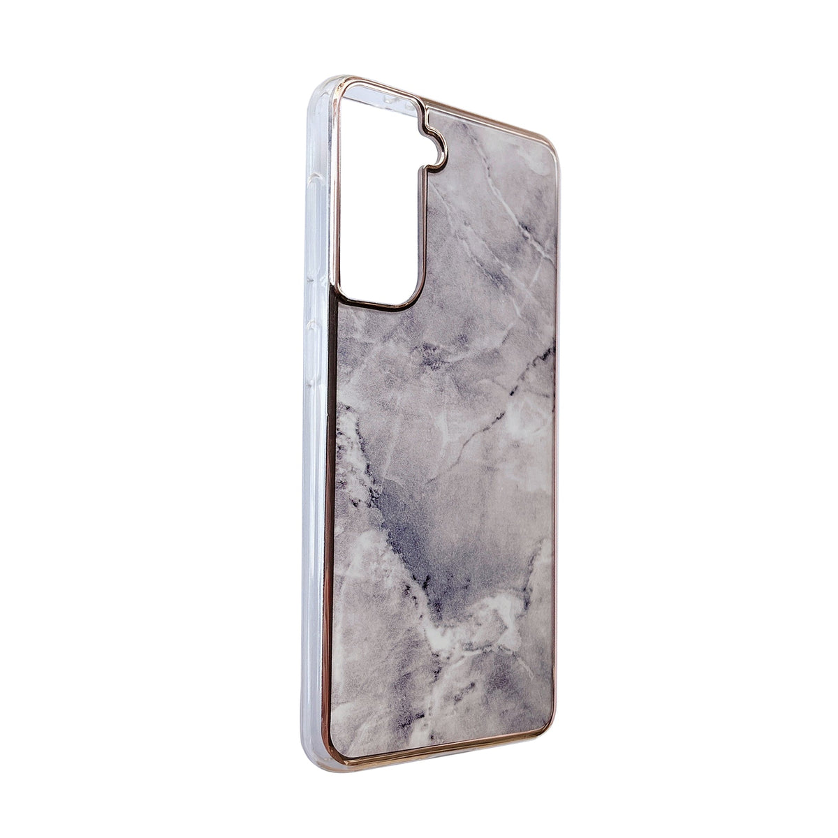 Samsung Galaxy S24 Hoesje - Steen - Siliconen Marmer Back Cover