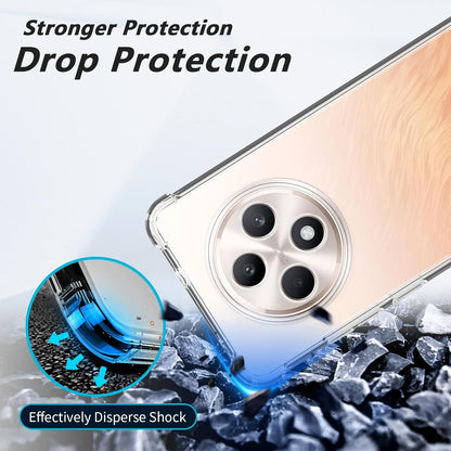 Oppo Reno 12 FS Hoesje - Transparant - Anti-Shock Back Cover