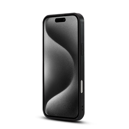 Apple iPhone 16 Hülle - Schwarz - Diamant-Marmor-Glitzer-Backcover