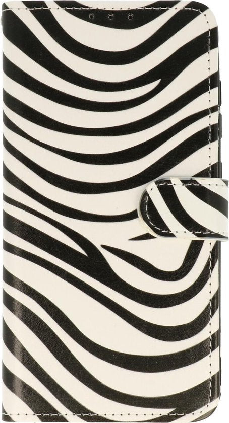 OPPO A16 Hoesje - Zebra - Print Bookcase