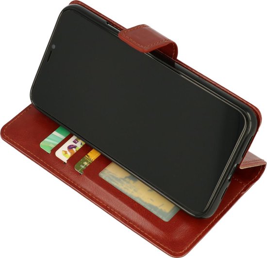 Nokia 1.4 Hoesje - Bruin - Bookcase