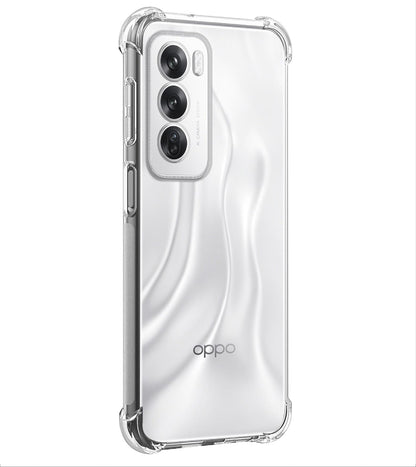 Oppo Reno 12 Hoesje - Transparant - Anti-Shock Back Cover