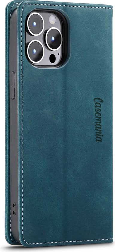 Apple iPhone 13 Pro Hoesje - Emerald Green - Dunne Bookcase