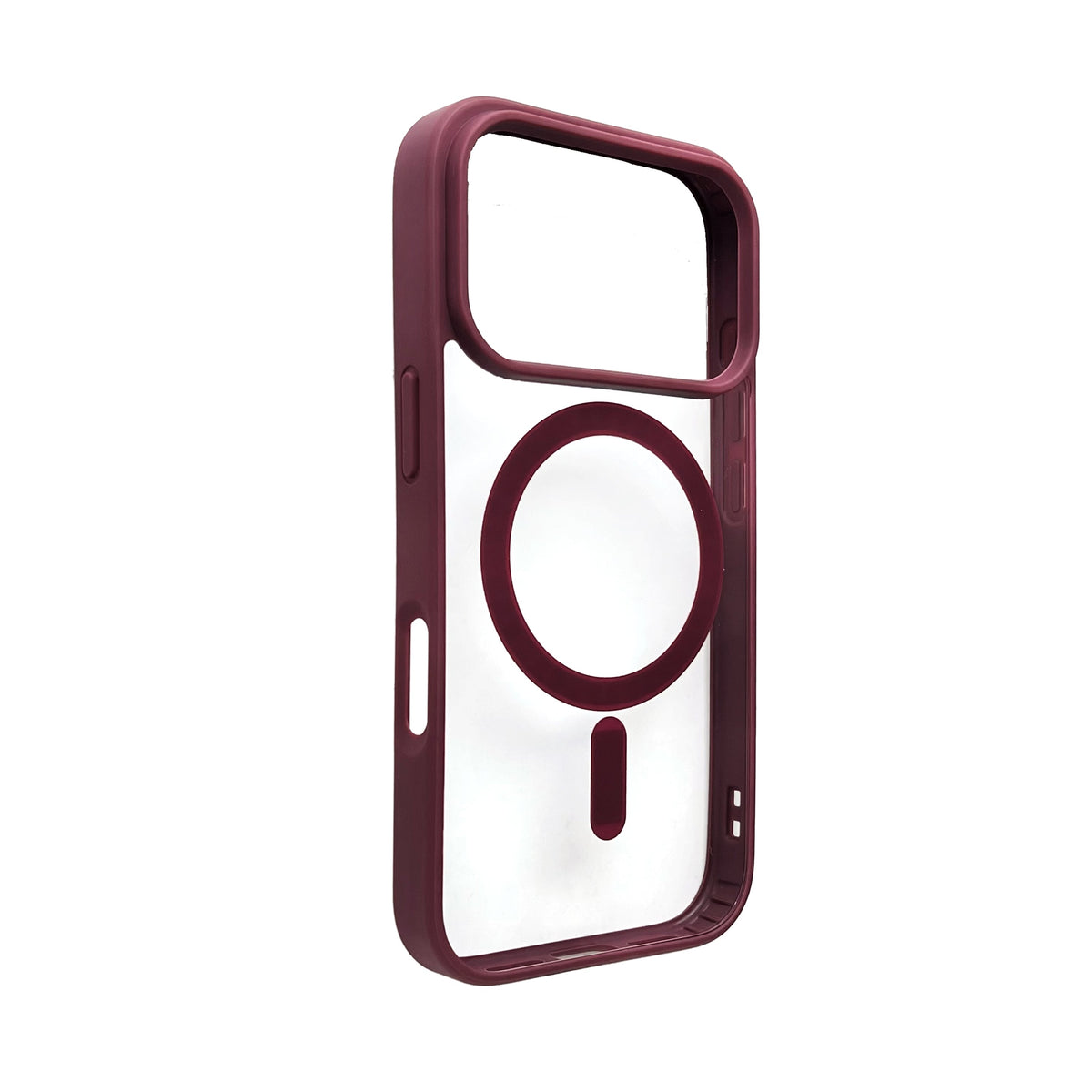 Apple iPhone 18 Pro Hoesje - Burgundy - Bumper MagSafe Back Cover