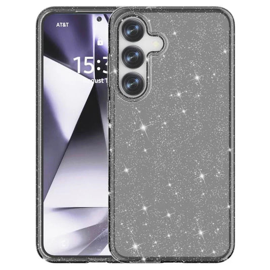 Samsung Galaxy S25 Case - Black - Glitter Back Cover