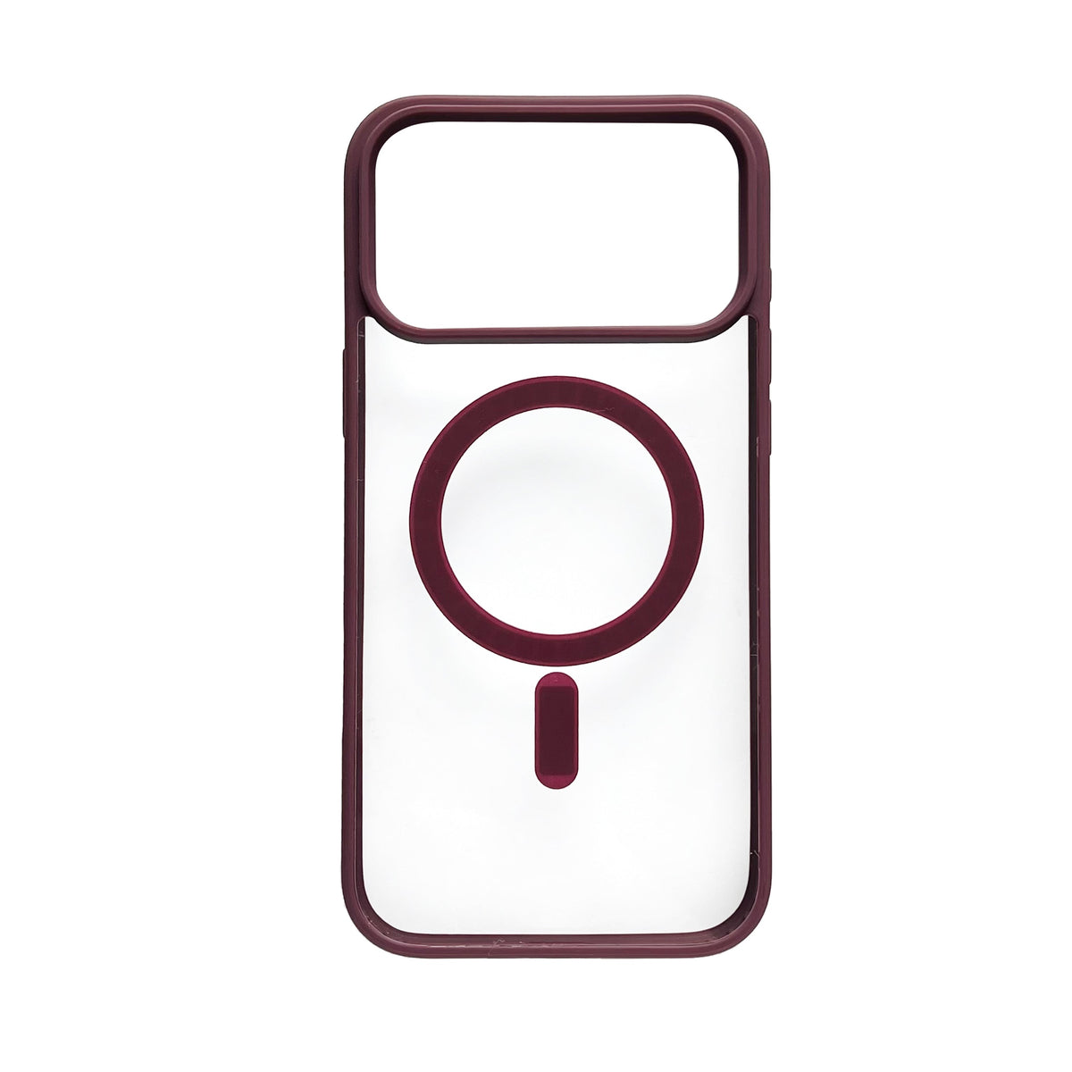 Apple iPhone 18 Pro Max Hoesje - Burgundy - Bumper MagSafe Back Cover
