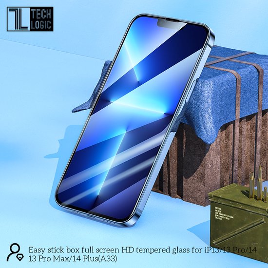 Apple iPhone 14 / 13 Pro / 13 Screenprotector - Full Cover - 1 Stuk