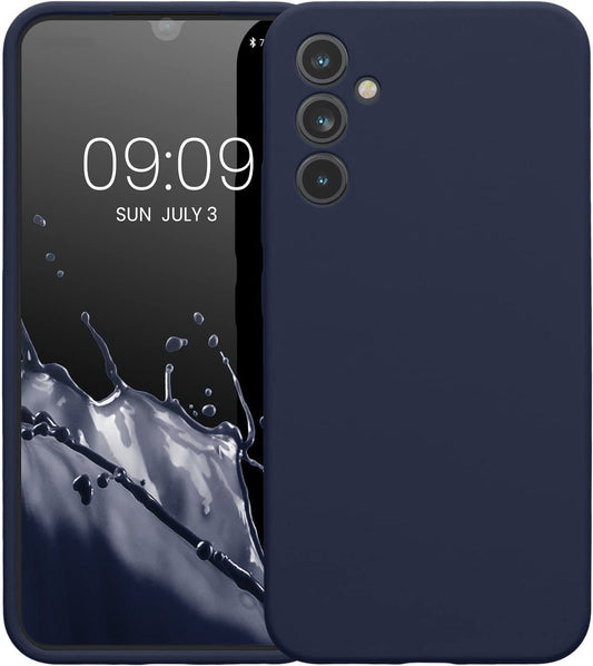 Samsung Galaxy A35 5G Hoesje - Blauw - Liquid Siliconen Back Cover