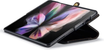 Samsung Galaxy Z Fold 3 Hoesje - Charcoal Gray - Dunne Bookcase