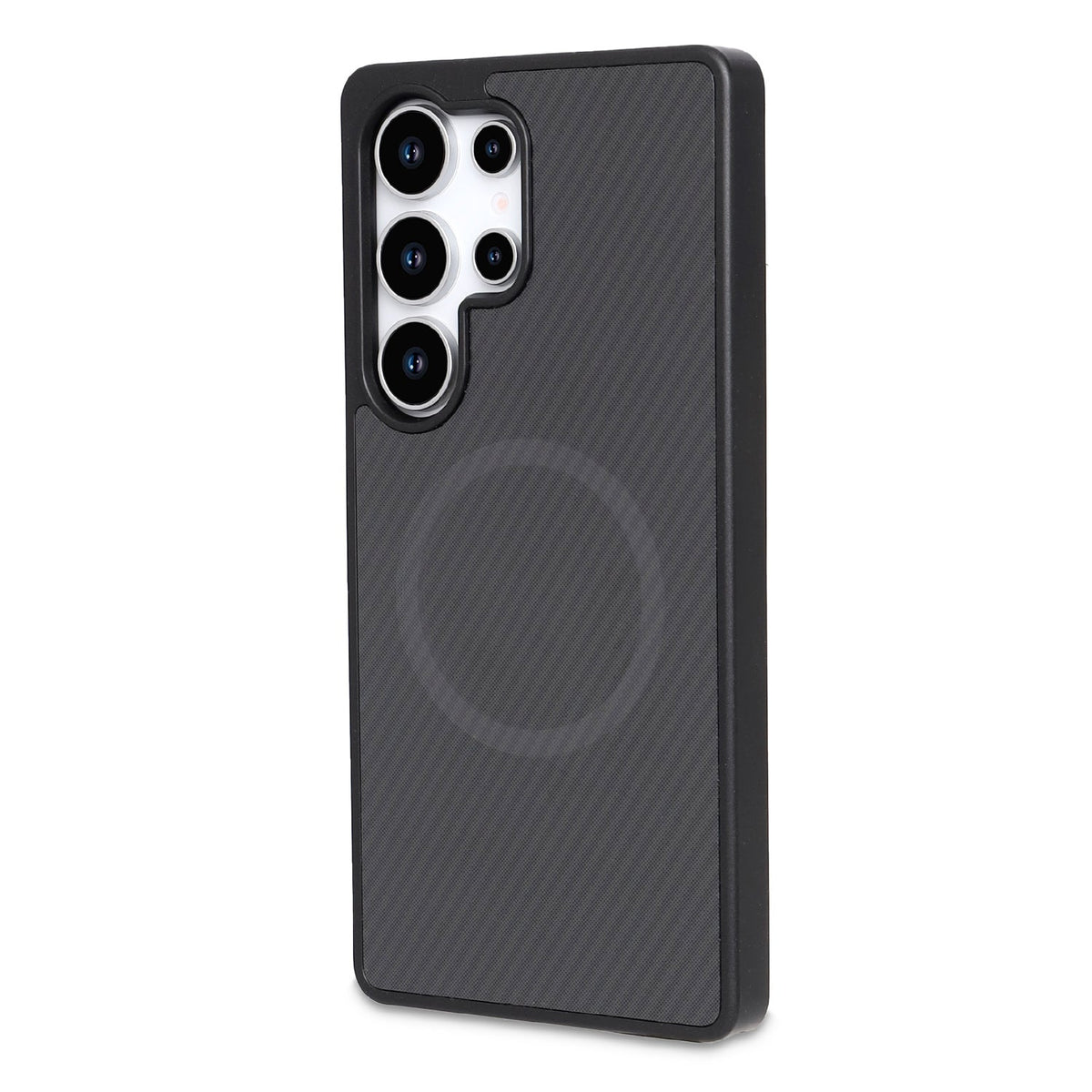 Samsung Galaxy S23 Ultra Hoesje - Zwart - Carbon MagSafe Back Cover