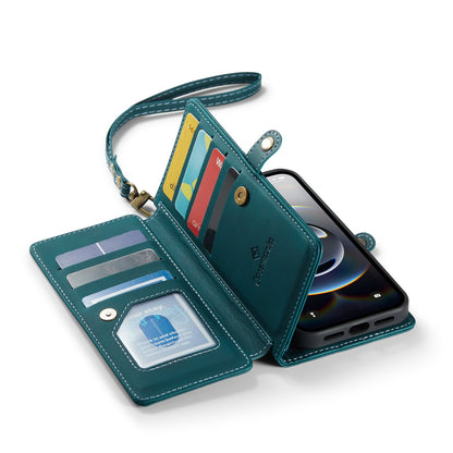 Apple iPhone 17e Hoesje - Emerald Green - 2 in 1 MagSafe Bookcase met 10 Kaart Vakken