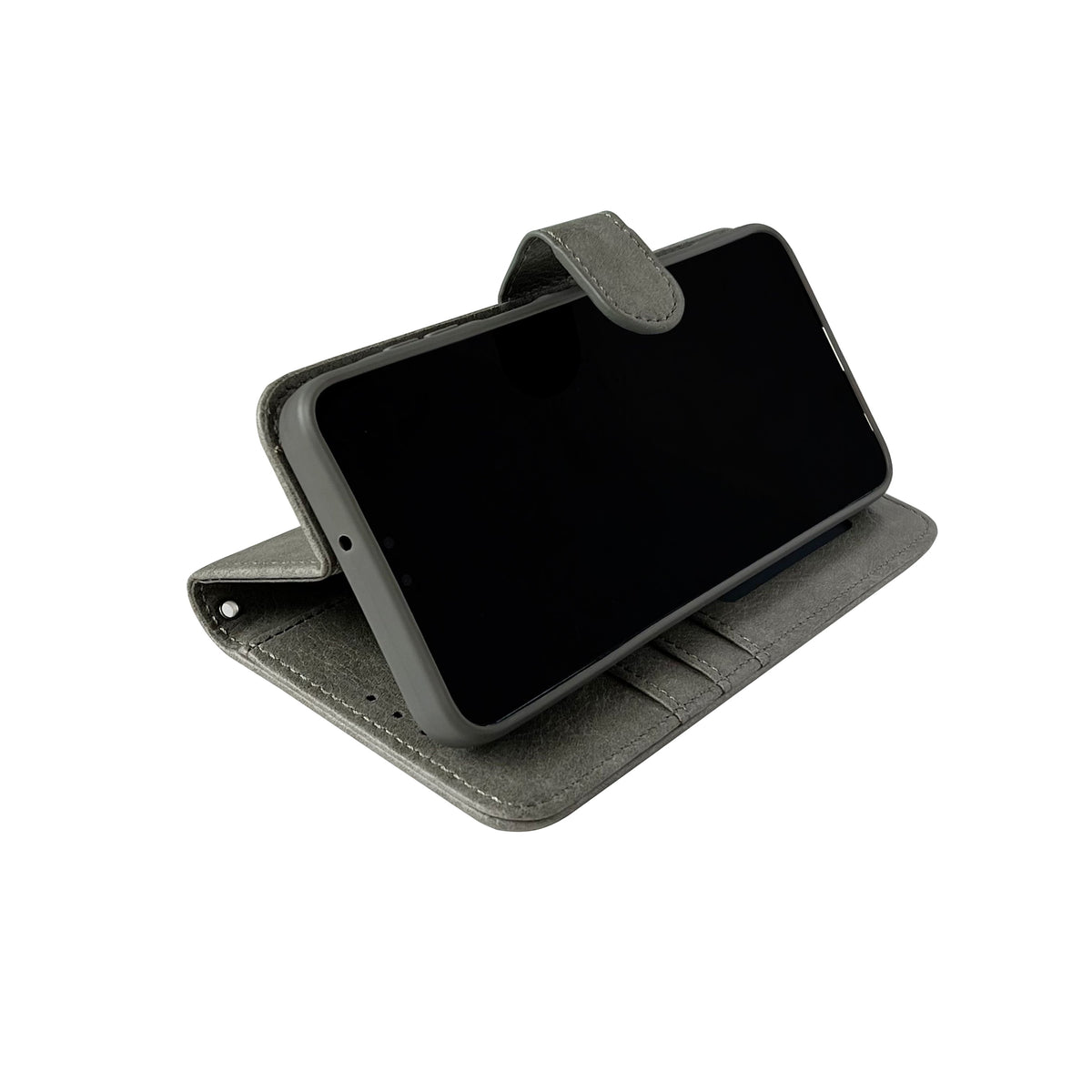Apple iPhone 16 Pro Max Hoesje - Grijs - Bookcase
